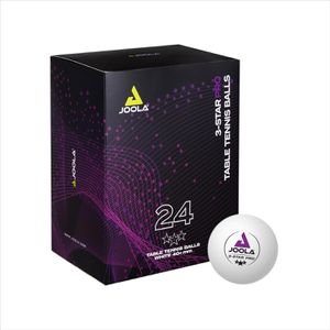 Joola Tischtennisbälle 3-Star Pro*** 40+, 3-Sterne Qualität, Ø 40mm, weiß, 24 Stück