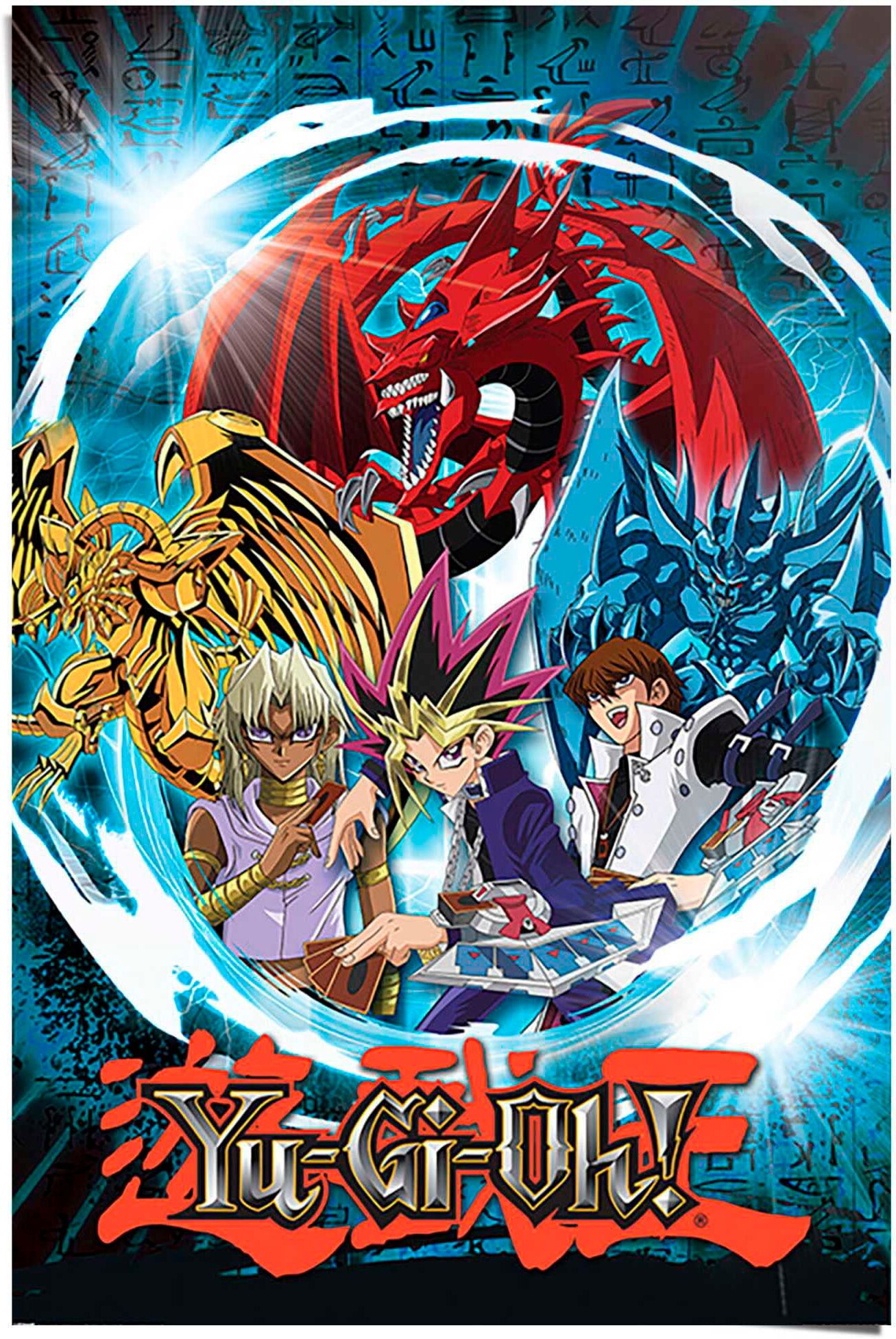 Reinders! Poster REINDERS "Yu-Gi-Oh - unlimited future", bunt (farbe bild(er): bunt), B:61cm H:91,5cm T:0,1cm, Papier, Bilder, Poster farbe bild(er): bunt B/H/T: 61cm x 91,5cm x 0,1cm
