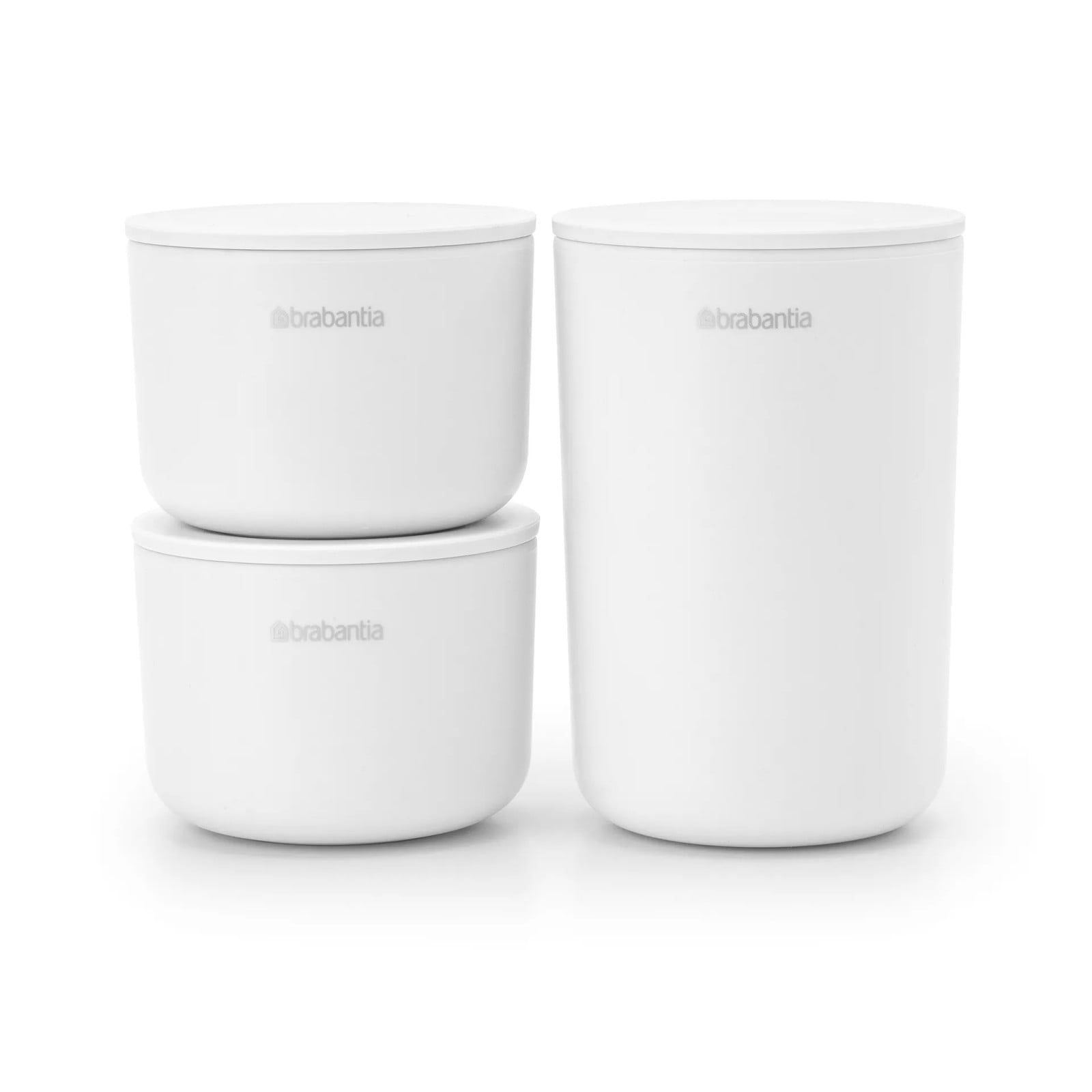 Brabantia ReNew opbergpotten 3-pack Wit