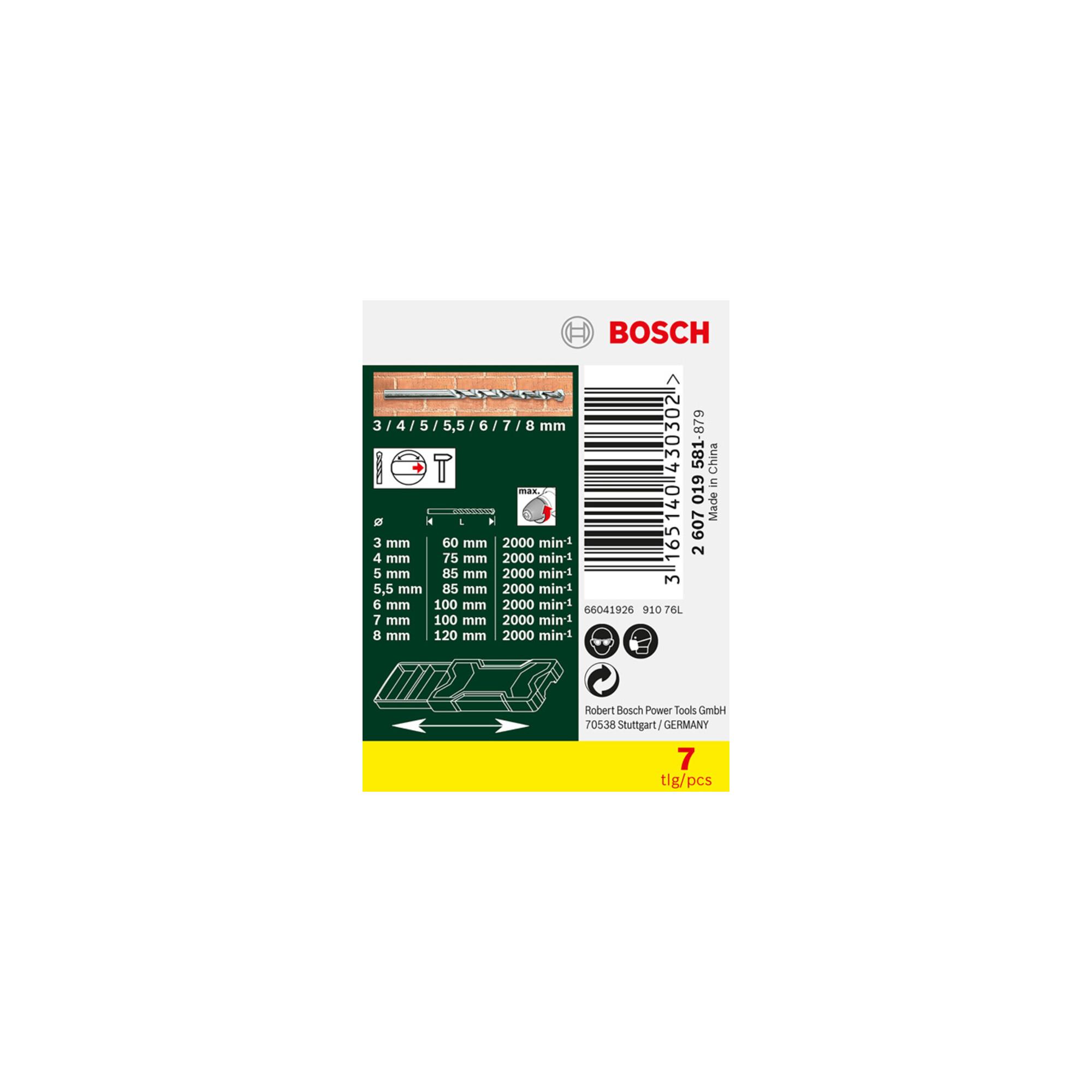 BOSCH Mini-X-Line Steinbohrer-Set (2607019581)