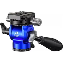 Leofoto BV-0R Mini Fluid Kopf (2-Wege-Neiger), Stativkopf, Blau
