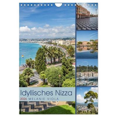 Idyllisches Nizza (Wandkalender 2026 DIN A4 hoch), CALVENDO Monatskalender