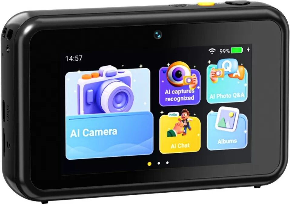 INF Appareil Photo Numérique HD DC320AI avec Écran Tactile, Double Objectif et Filtres de Beauté