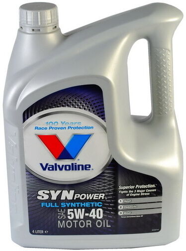 Motoröl VALVOLINE Synpower 5W40 4L