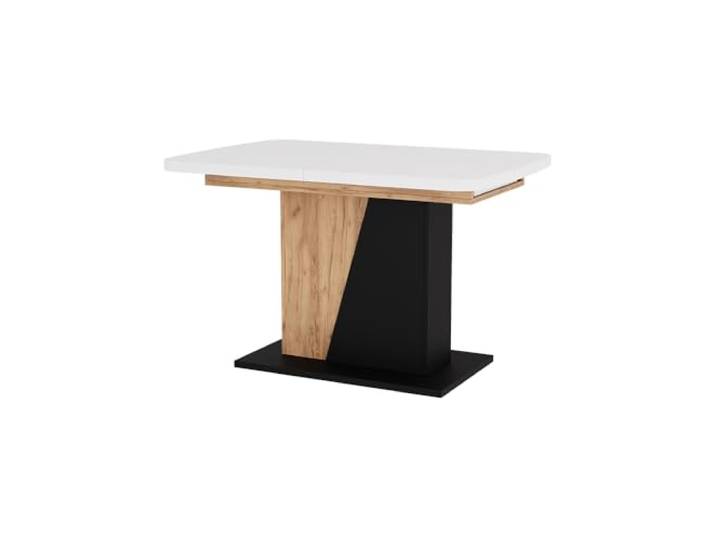 Vicco Esstisch Fenaro, Weiß/Goldkraft Eiche, 120-160 x 80 cm