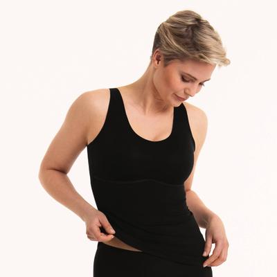 Shapinghemd ANITA SINCE 1886 "Essential", Damen, Gr. XL, N-Gr, Ärmellos, schwarz, Obermaterial: 50% Elasthan, 50% Polyamid, Rundhals, Unterhemden, nahtlose Verarbeitung, herausnehmbare Schale, figurformend, bequem