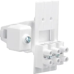 Hager KT03A Steuerleitungsklemme, univers Z, 3x4 mm2, mit Hutschienenadapter