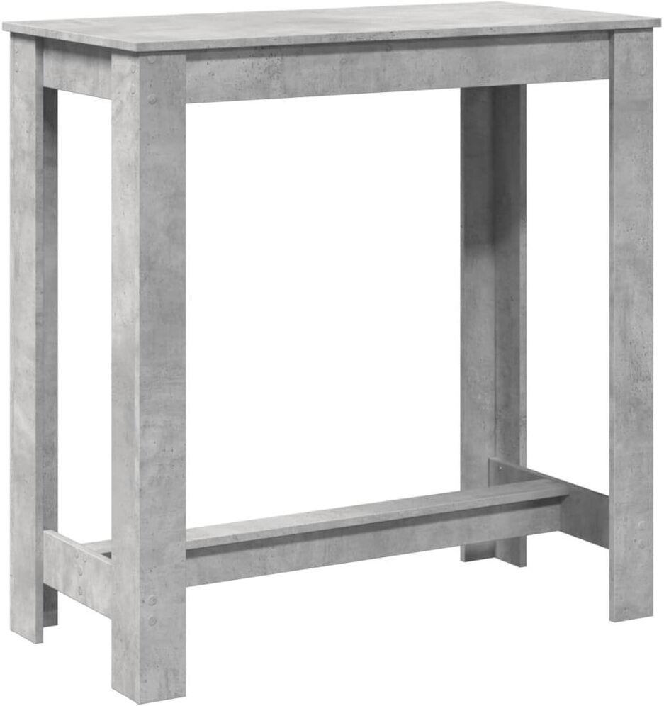 DEvidaxl 53-9 Rectangular Dining Table Concrete grey