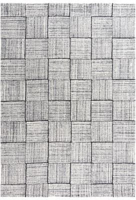 NAVATEXTURA Wondrous Checkered Hand-tufted Wool Rug