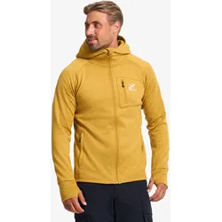Evolution Stretch Fleece Hoodie Herren Dark harvest gold melange, Größe:M - - Gelb