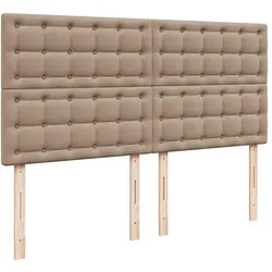 vidaXL, Bett, Ottoman-Bett mit Matratze Cappuccino-Braun 180x200cm Kunstleder (180 x 200 cm)