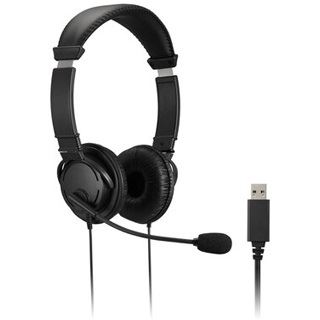Kensington Headset Hi-Fi USB mit Mic & Volume Control Button, Kabelgebunden