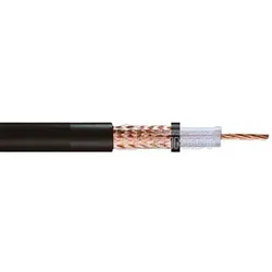 Koaxialkabel RG59 B/U, 75 Ohm PE, schwarz - Meterware