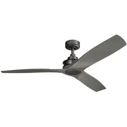Elstead Lighting Ried leiser Deckenventilator Ø142cm + Fernbedienung, Ventilator