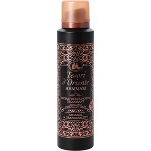 Tesori-dOriente Deodorant Hammam Arganöl & Orangenblüte, Spray, unisex, 24h Schutz, ohne Aluminium, 150 ml