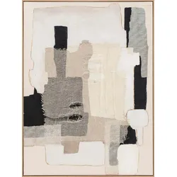 Gemälde HARMONY OF OPPOSITES (BHT 90x120x4,50 cm) - beige - BHT 90x120x4,50 cm