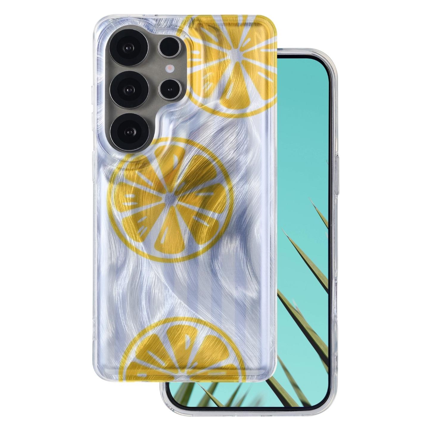 OEM Ultra Trendy Summer case for Samsung Galaxy S25 Ultra lemon (Samsung Galaxy S26 Ultra) (GSM277349)