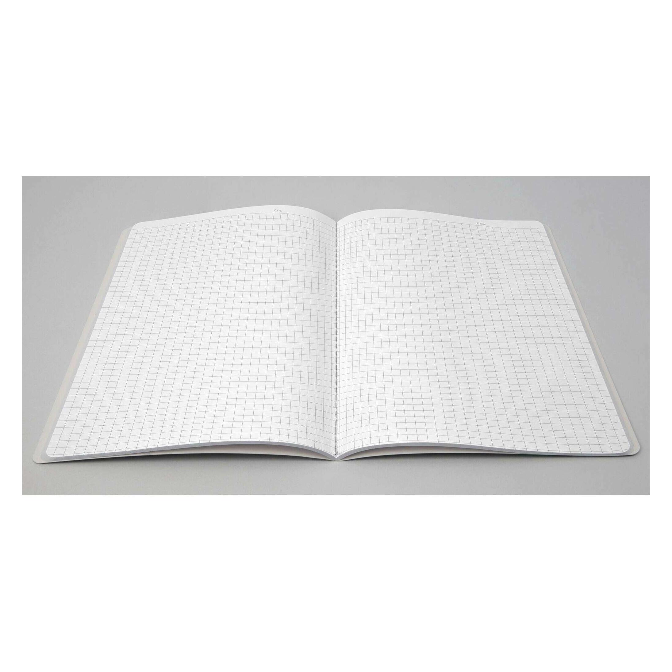 Sigel 2 Notizhefte Linescape DIN A5 kariert, dunkelgrau, hellgrau Softcover 68 Seiten (A5, Kariert, Weicher Einband) (LS306)