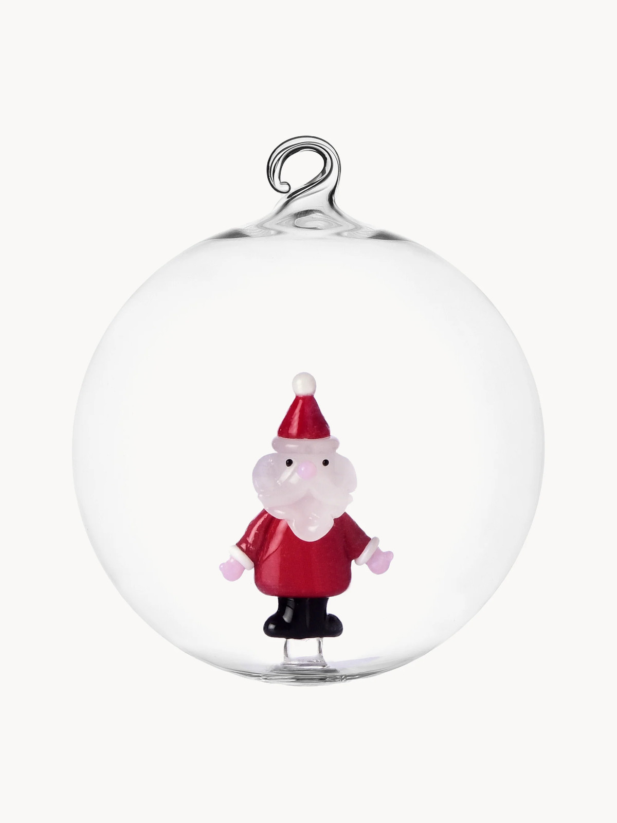 Ichendorf Handgemaakte glazen kerstbal Christmas Tales met kerstman