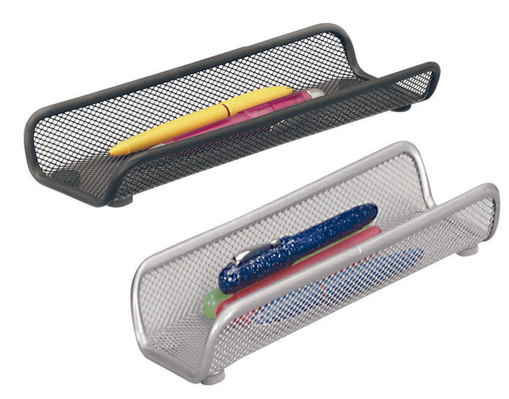 Zeller Meshline Stiftablage 25,0 x 9,2 x 3,5 cm alufarben 17707