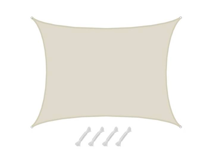 SONNENSEGEL 600/500 cm beige, rechteckig