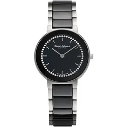 Bruno Söhnle Minimalistisch Algebra 17-73102-750 - silber / schwarz - 30mm