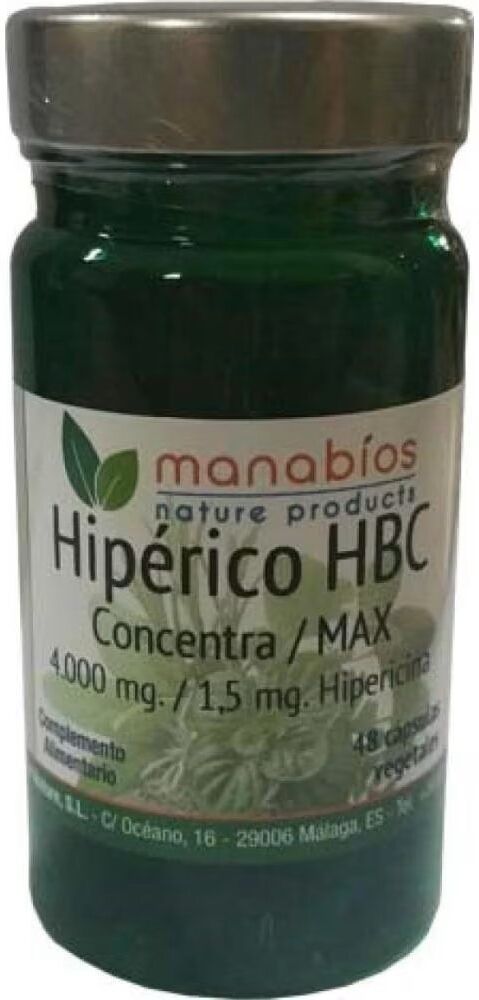 Manabios Hipérico Hbc Concentración Máxima Talla Única Unisex