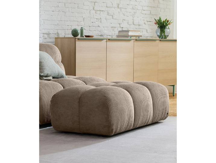 TOM TAILOR HOME Hocker SOFT CUBE – angenehm weicher Sitzkomfort – 105 x 70 cm, auffällige Kachelsteppung für stylische Retrovibes