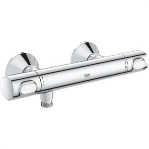 GROHE Duscharmatur Precision Flow, 34840000, verchromt, mit Thermostat, aus Messing, zur Aufputz-Montage