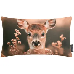 Magma gefülltes Kissen Lovis 'Bambi' 30 x 50 cm Braun