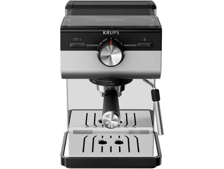 Krups Authentic+ XP384E10-1450W Espressomaschine, 15 bar, silberfarben