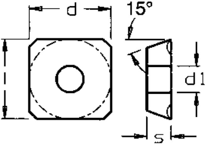 Fraise à surfacer STIER D100/6 (905682)