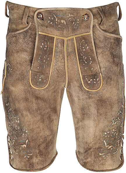 BECKERT Trachten Lederhose LICHTENSTEIN dunkelgrün   44 44