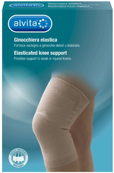 Alvita Ginocchiera Elastica Ambidestra Colore Beige Taglia 3 41-46 cm 1 Pezzo