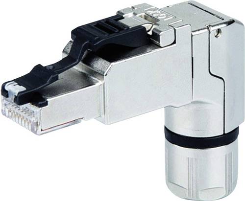Telegärtner 100023062 RJ45-Stecker gewinkelt, feldkonfektionierbar 100023062 Stecker, gerade 1St.