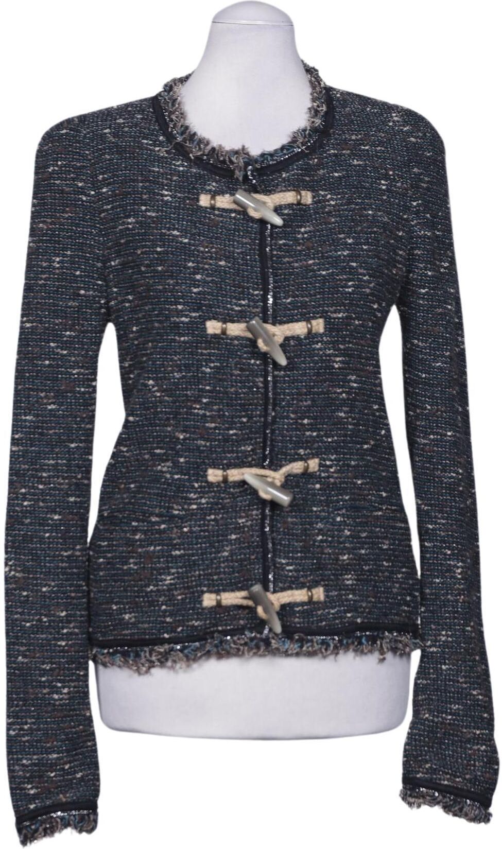 Patrizia Pepe Damen Blazer, Mehrfarbig, Gr. EU 34 (IT 40), Wolle / Synthetik / Baumwolle / Viskose - Second Hand