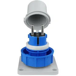 Hermetischer Anbaustecker Schuko 230V IP68 3101-400-0900