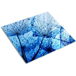 GLASPLATTE 60x52 cm Löwenzahn