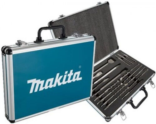 Makita D-70904 Jeu de forets et de burins SDS-Plus de 10 pieces
