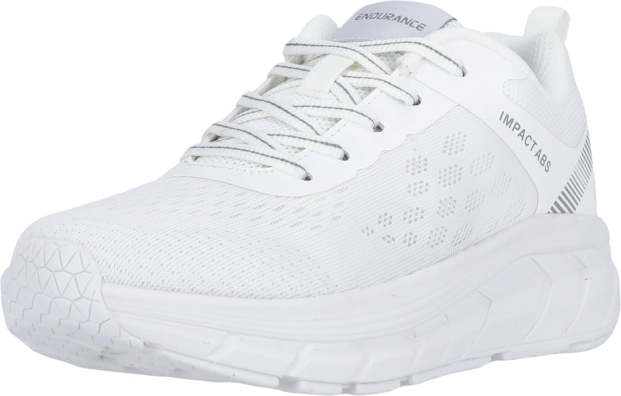 Sneaker ENDURANCE "Fortlian", Damen, Gr. 37, weiß (weiß, weiß), Kunstfaser, Schuhe Sneaker, mit komfortabler Dämpfung