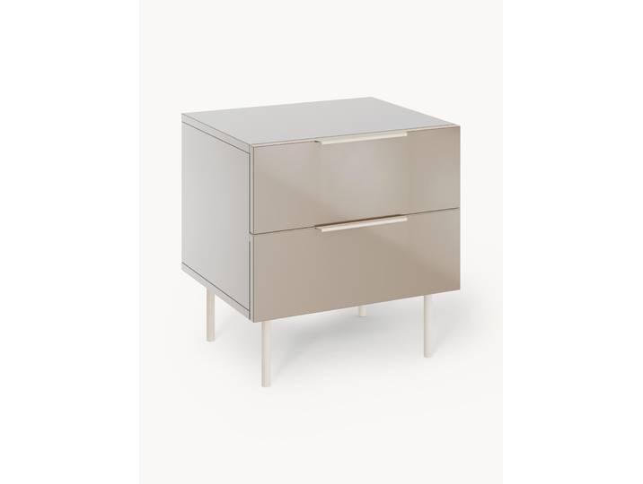 Table de chevet haute brillance Lennie