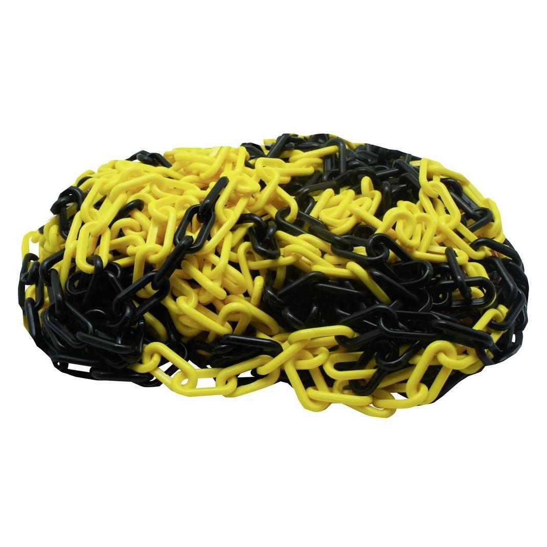 Viso Absperrkette Schwarz, Gelb Kun (25 m) (CNJ801SBS)