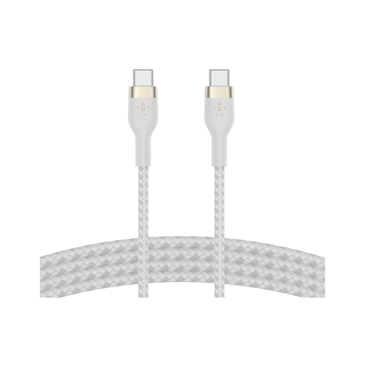 Belkin PRO Flex USB-C/USB-C Kabel, bis 60W, 2m, weiß