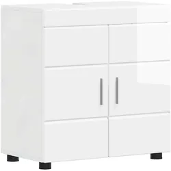 vidaXL, Badezimmerschrank, Inpenano (Waschbecken Schrank) (34 x 60 x 63 cm)
