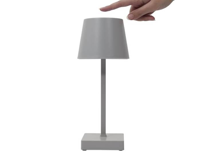 HOME DECO FACTORY Lampe LED de Table Tactile Moderne Élégante Marron Plastique ABS\, lampe LED de table tactile\, design moderne et élégant\, fonctionnel\, salon ou chambre\, marron