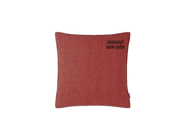 Kissenbezug PROFLAX Leinen 50 x 50 cm , rot, B:50cm L:50cm, Leinen, Leinen, Kissenbezüge, Kissenbezug