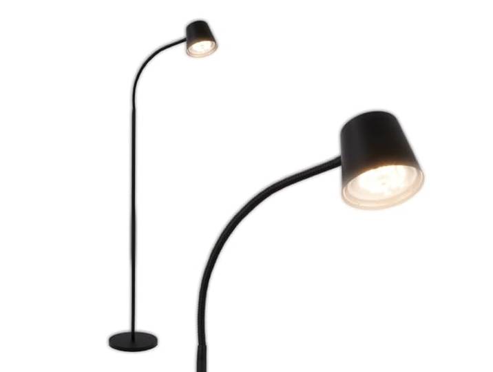 BRILONER - Lampadaire LED sans fil avec touche\, intensité variable\, batterie et source interchangeables\, lampadaire à batterie\, lampe de lecture\, lampe de salon\, plafonnier\, lampadaire\, 126\,5 cm