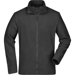 James & Nicholson Herren Microfleece Jacke Fleece-Jacke JN766 black M