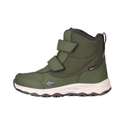 Winterstiefel TROLLKIDS "KIDS HAFJELL WINTER BOOTS", Mädchen, Gr. 35, grün (moss), Synthetik, mehrfarbig, Schuhe Winterstiefel, Snowboots, Winterstiefel, Winterschuhe, wasserdicht