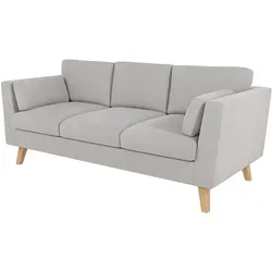 3-SITZER-SOFA Mario Silber Microfaser